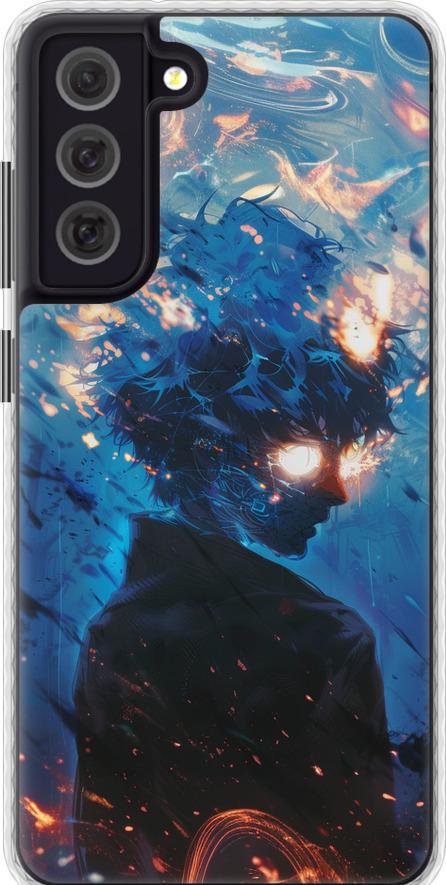 Чехол на Samsung Galaxy S21 FE Сатору Годжо (6129pc-2302-42517)