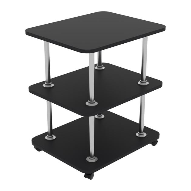 Стол журнальный на колесиках Континент ТМ-4 55х45х70 см Антрацит (28177675) - фото 1