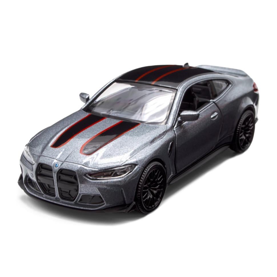 Ігрова машинка TechnoDrive BMW M4 CSL 2023 1:39 Сірий (250436U)