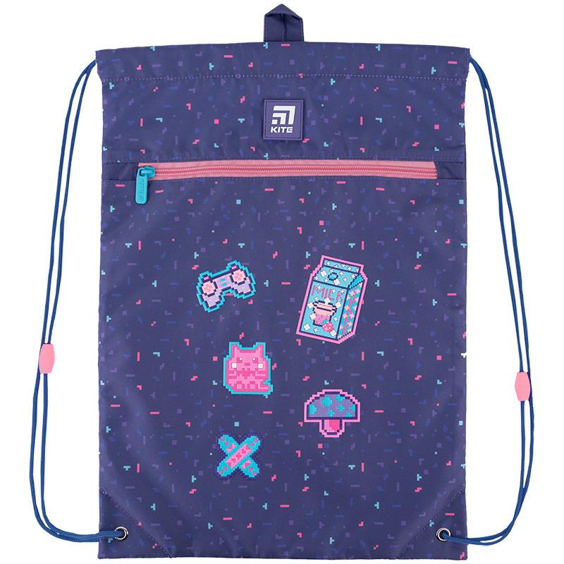 Сумка для обуви KITE Pixel Love К24-601M-5 1 отделение 1 передний карман (66428)