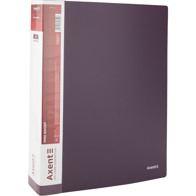 Папка на 4-х кольцах Axent 35 мм Фиолетовый (1208-11-A)