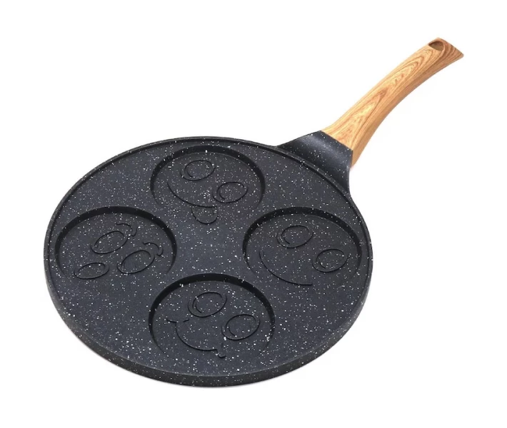 Сковорода для блинов Kamille KM-4216 порционная 22 см Black marble (2324782719)