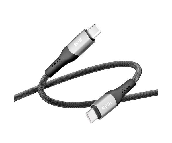 Кабель Data Ridea RC-US42 UltraStrong Type-C-Type-C 60W 2 м Black (0500041765-3030143) - фото 3
