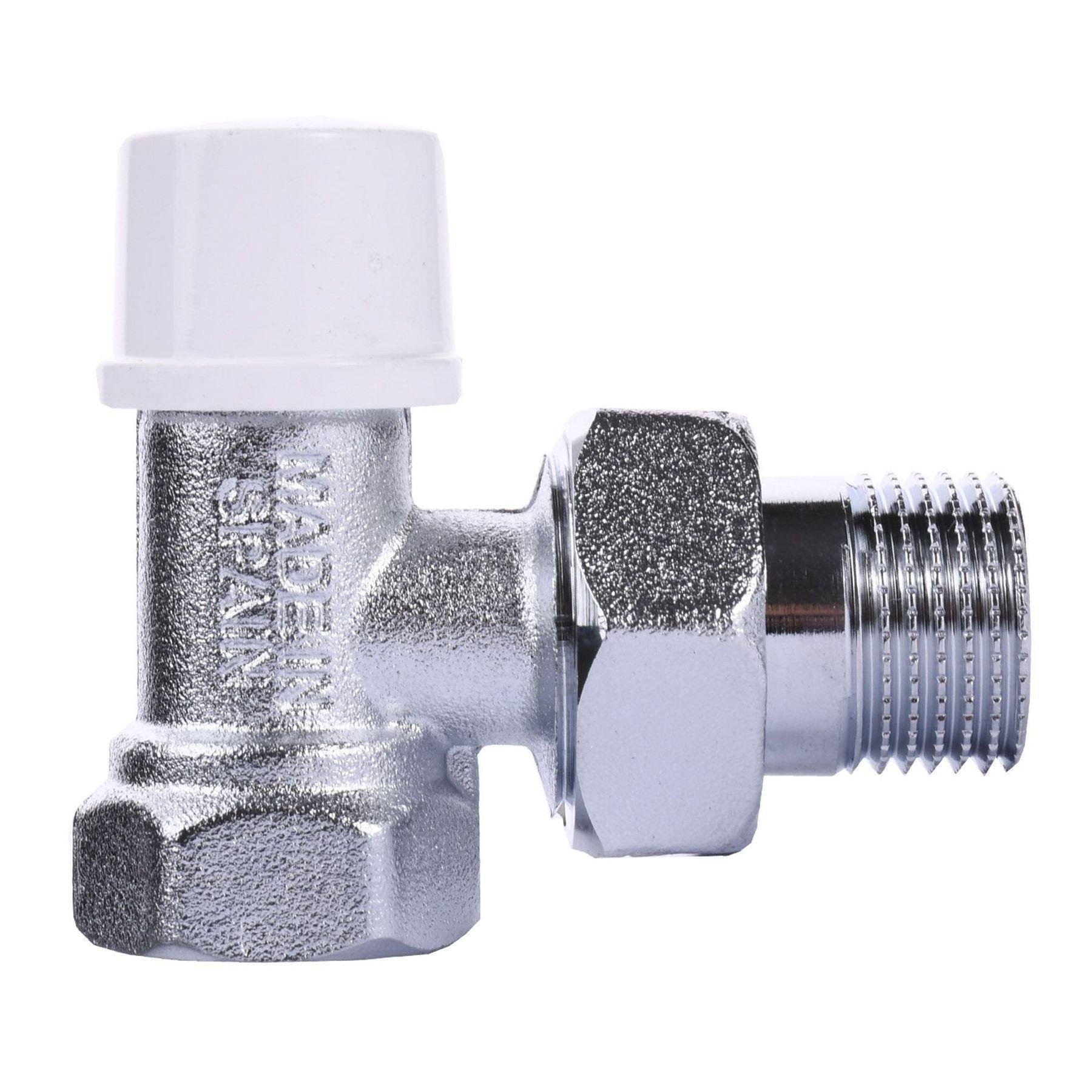 Кран для радіатора кутовий Arco 1/2″ під ключ (507205)