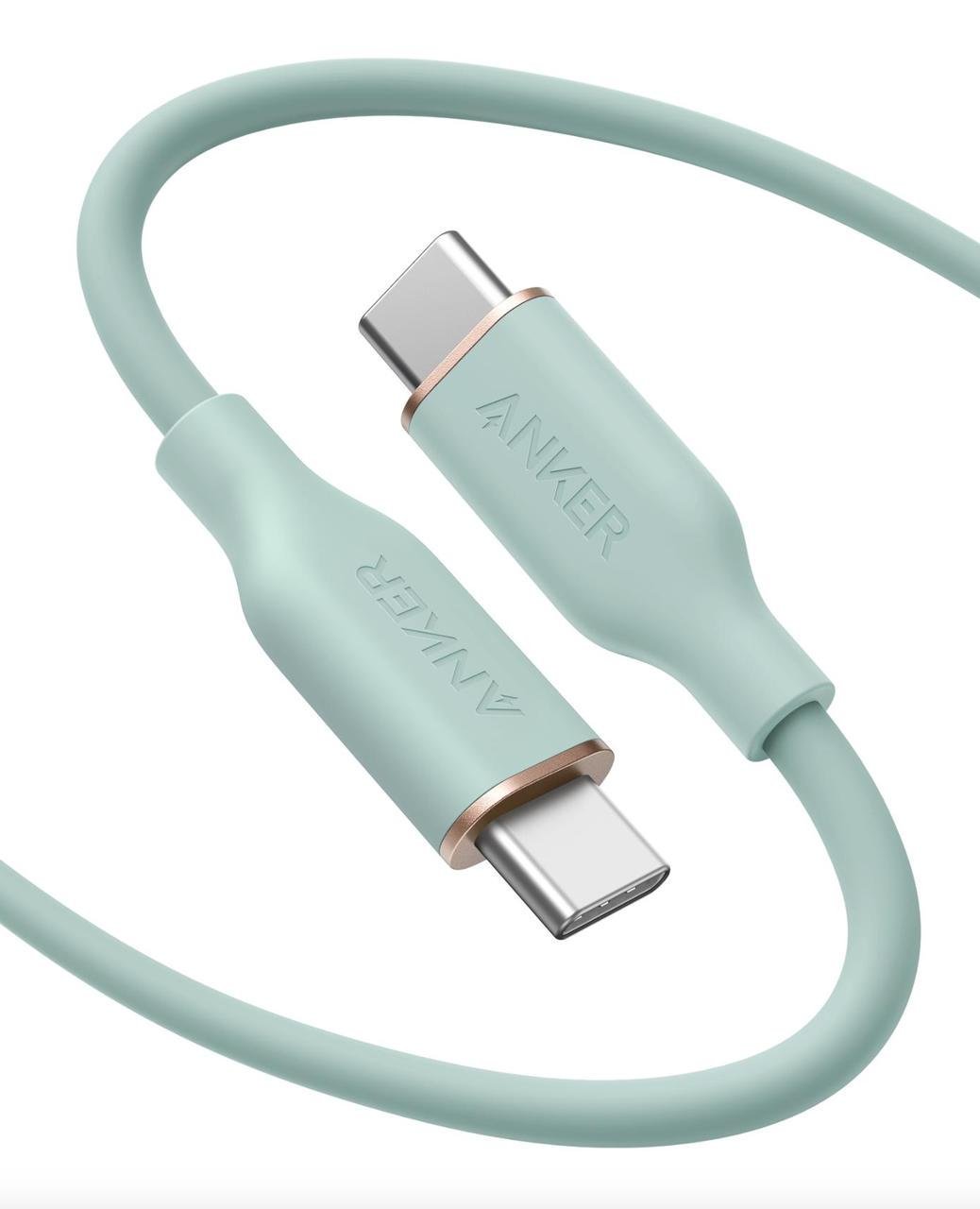 Кабель USB Type-C Anker 643 PowerLine III USB-C to USB-C 100W Flow Silicone 0,9 м Green