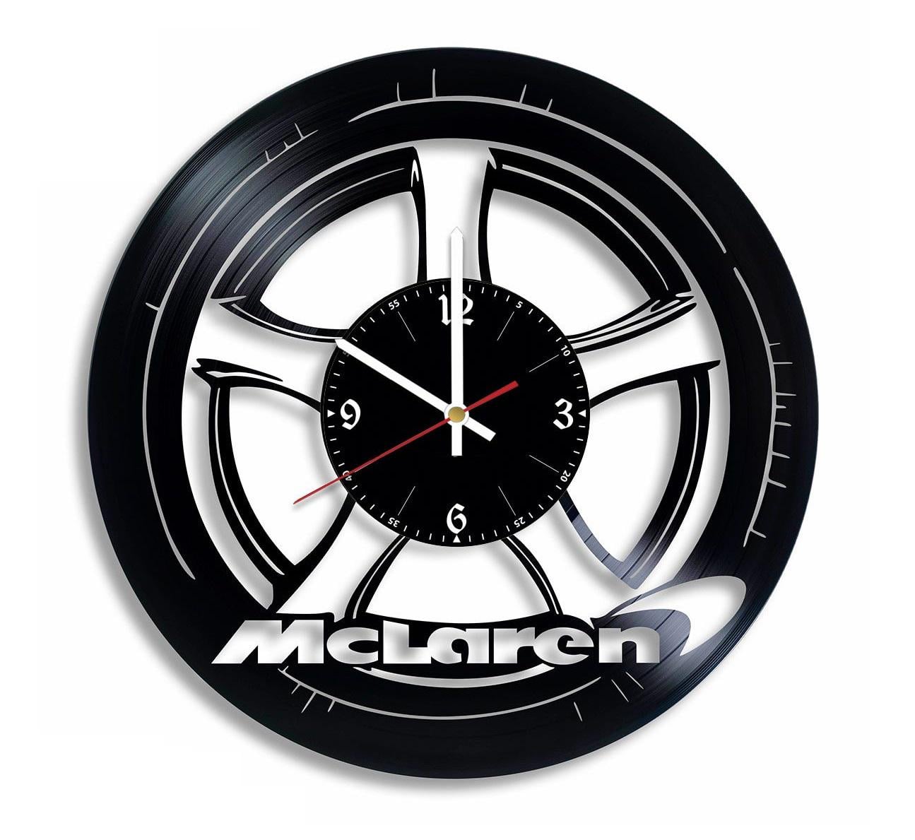 Часы настенные McLaren 1989 из виниловой пластинки