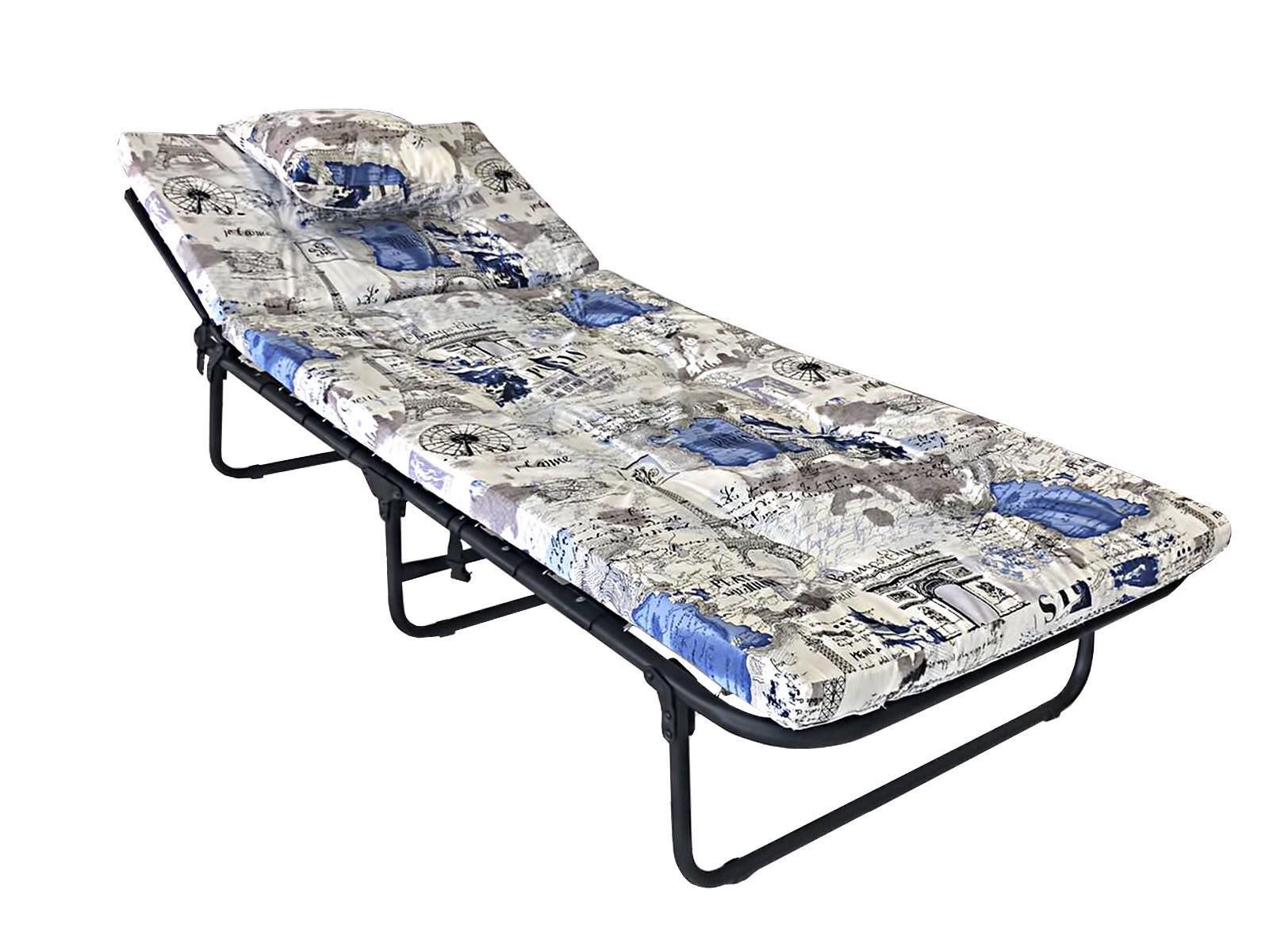 Розкладачка Vista Париж з матрацом і ламелями 193х75х28 см