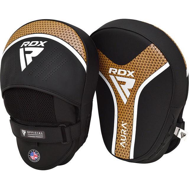 Лапы боксерские RDX FOCUS PAD AURA PLUS T-17 Black/Golden (FPR-T17BGL+)