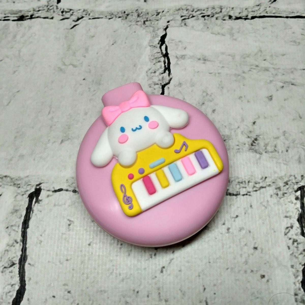 Щетка для волос детская для девочки расческа с зеркалом 2в1 раскладушка Синаморол 6х6,5 см Розовый (24-598-4)