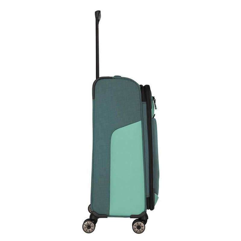 Валіза на 4 колесах Travelite Viia M 70/80 л Green (TL092848-80) - фото 7