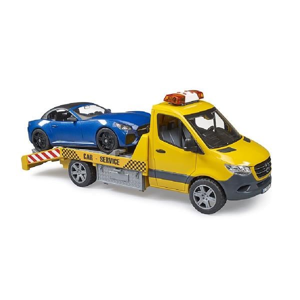 Набор моделей Bruder Эвакуатор MB Sprinter с Roadster свет/звук (02675)