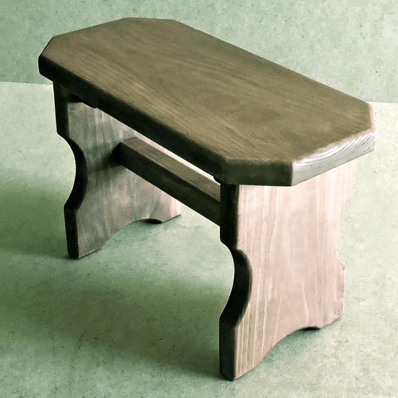 Стульчик из дерева Конка Сепия (ТАБ-000108)