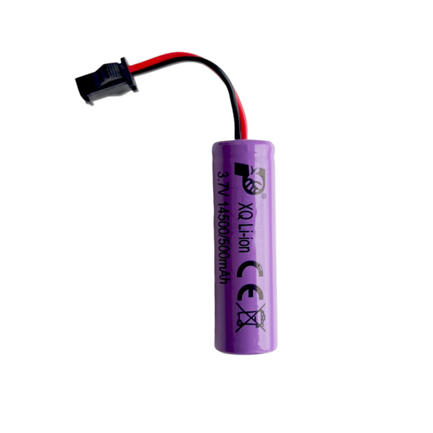 Акумулятор QX для радіокерованої машинки для дитячої іграшки Li-ion 14500/3,7V/500 mAh/SM 2 pin (SM 2 pin) Акумулятор QX для радіокерованої машинки для дитячої іграшки Li-ion 14500/3,7V/500 mAh/SM 2 pin (SM 2 pin)