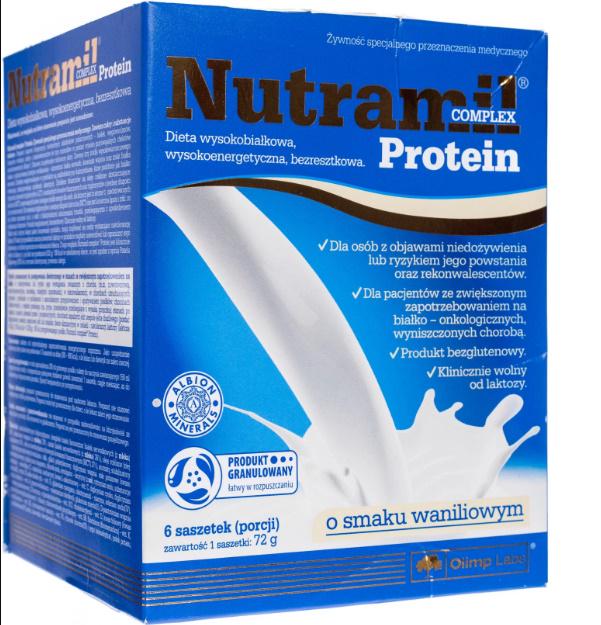 Заменитель питания Olimp Nutrition Nutramil Complex Protein 6 х 70 g Vanilla