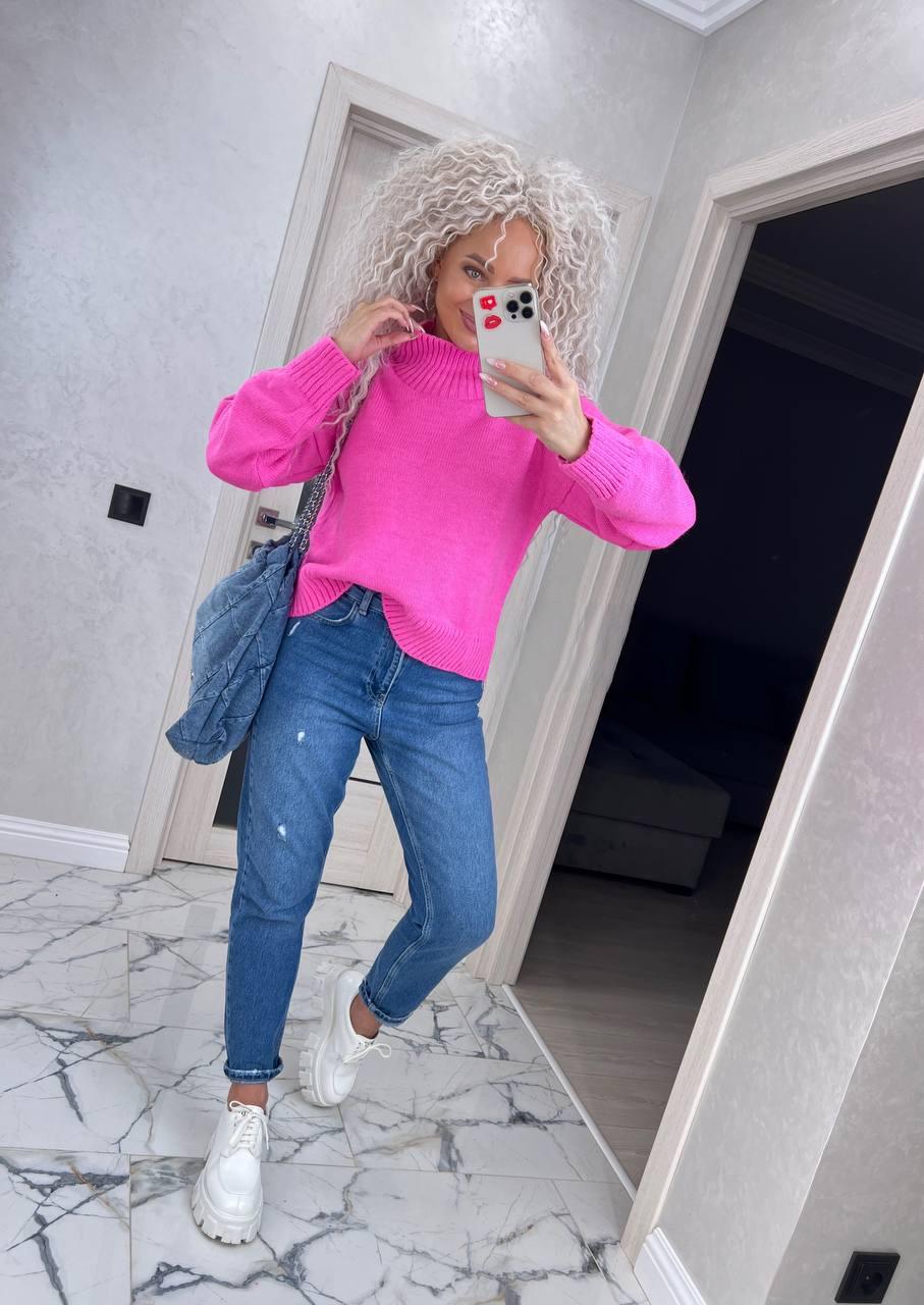 Свитер женский Рута р. 42-50 Розовый (651)