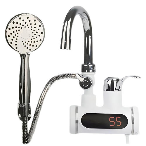 Водонагреватель с душем Instant electric heating Faucet FT001 с нижним подключением (НФ-00002826)