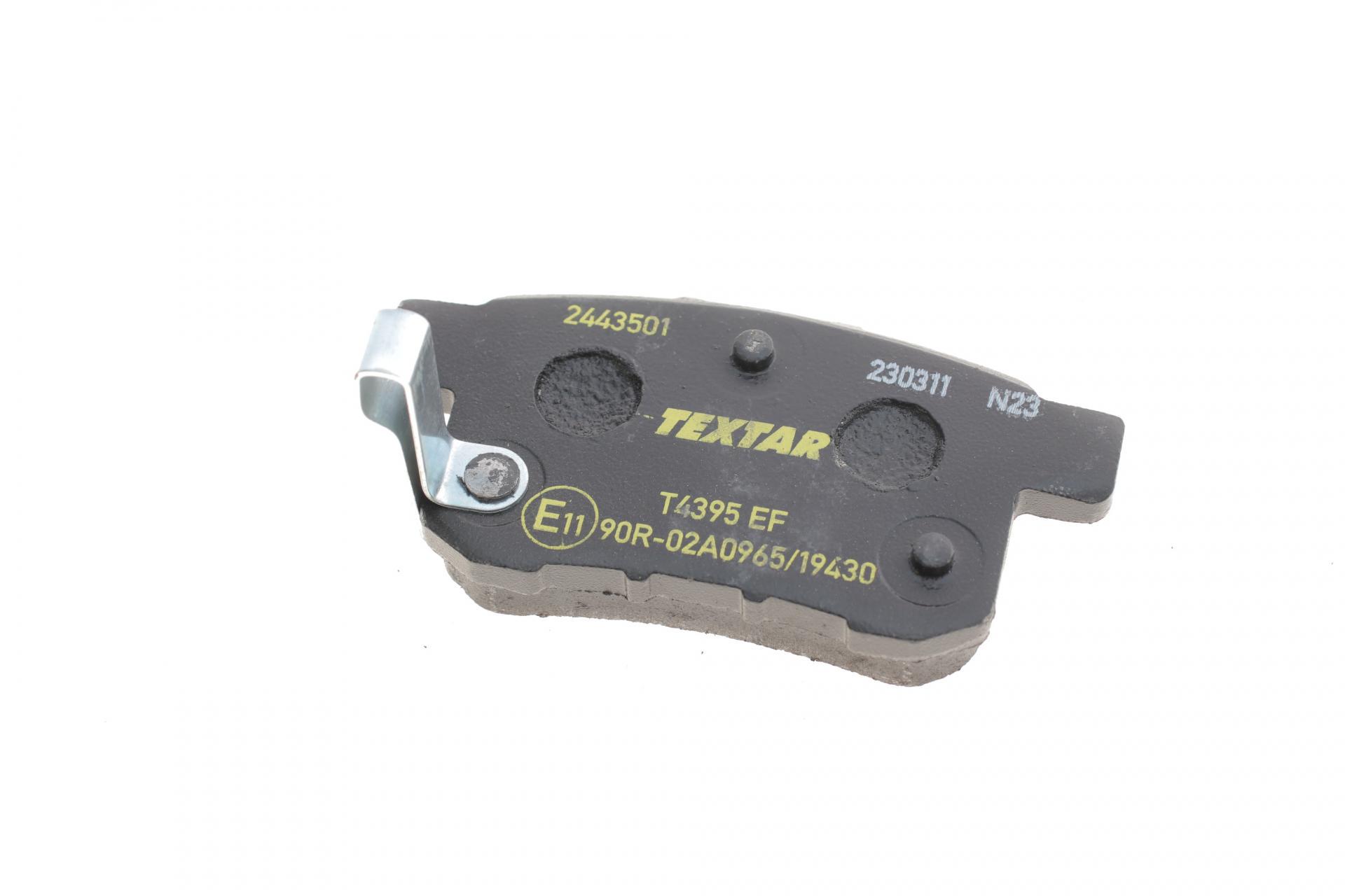 Колодки тормозные задние Honda Accord VIII 2.0-2.4i 08-Nissin-2443501 TEXTAR