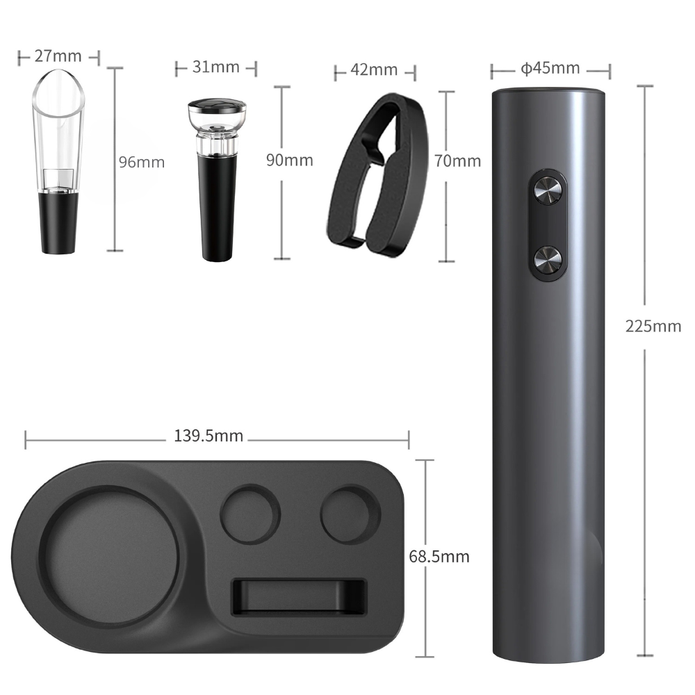 Штопор электрический на батарейках для вина 5в1 (VBGS-KB1-602301) - фото 6 Штопор электрический на батарейках для вина 5в1 (VBGS-KB1-602301) - фото 6