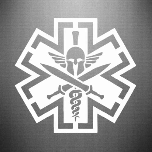 Наклейка Медицина 35x33,2 см Белый (21558739)