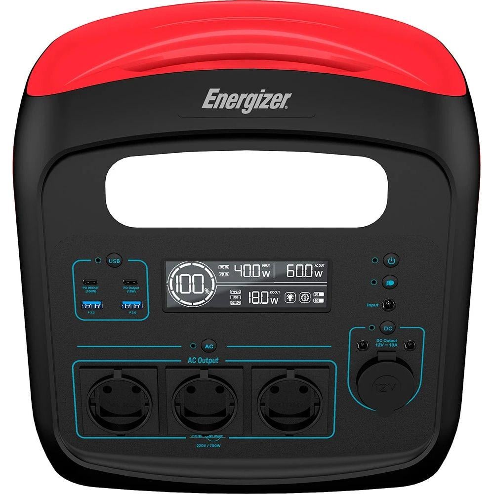 Зарядна станція портативна Energizer PPS960W1 700 Вт 960 Вт/год LiFePO4 зі швидкою зарядкою Power Delivery