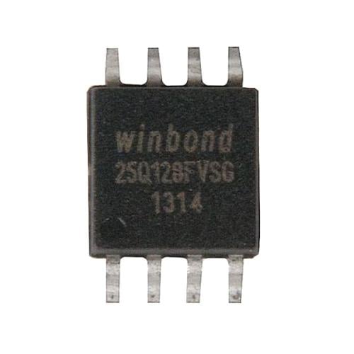 Чип W25Q128 25Q128FVSG SOP8, 128Мб Flash SPI (4465)