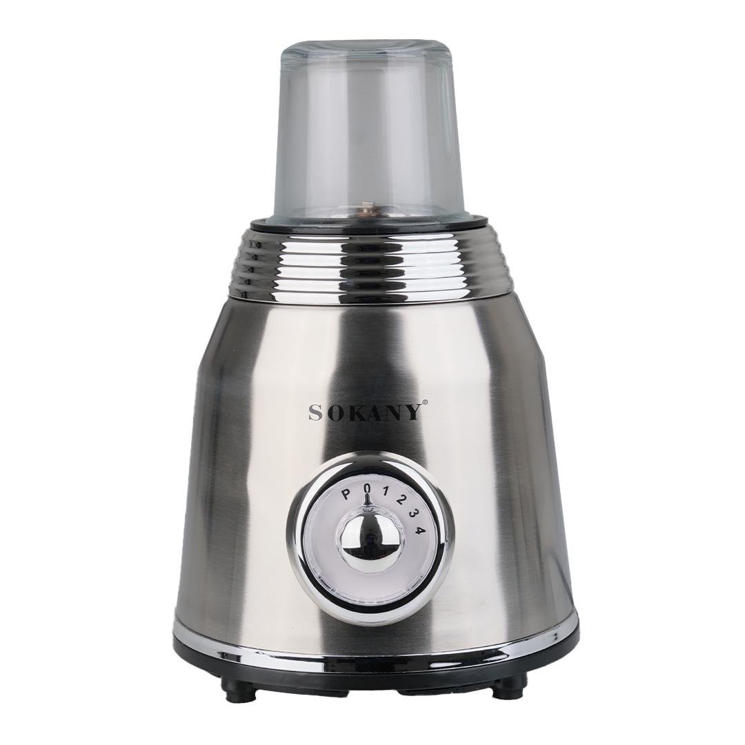 Стационарный Блендер измельчитель Sokany SK-186 стальной с чашей 1,5 л - фото 2 Стационарный Блендер измельчитель Sokany SK-186 стальной с чашей 1,5 л - фото 2