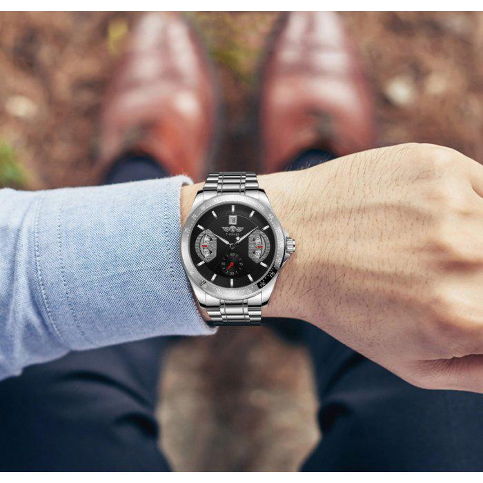 Годинник наручний чоловічий Winner Formula X Silver (1485) - фото 5 Годинник наручний чоловічий Winner Formula X Silver (1485) - фото 5