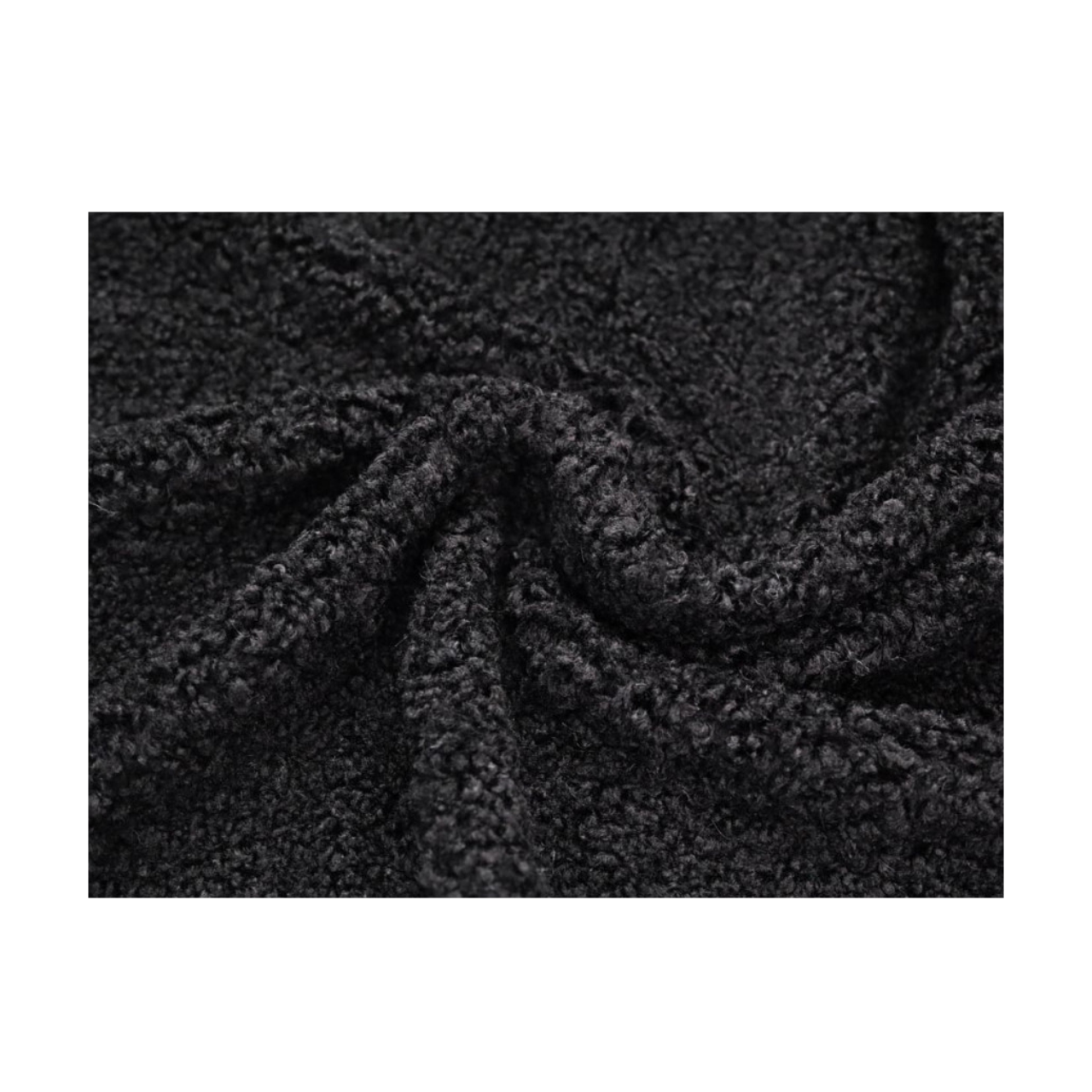 Ткань Барашек Teddy для обивки мягкой мебели ширина рулона 1,4 м Черный (88242m) - фото 1 Ткань Барашек Teddy для обивки мягкой мебели ширина рулона 1,4 м Черный (88242m) - фото 1
