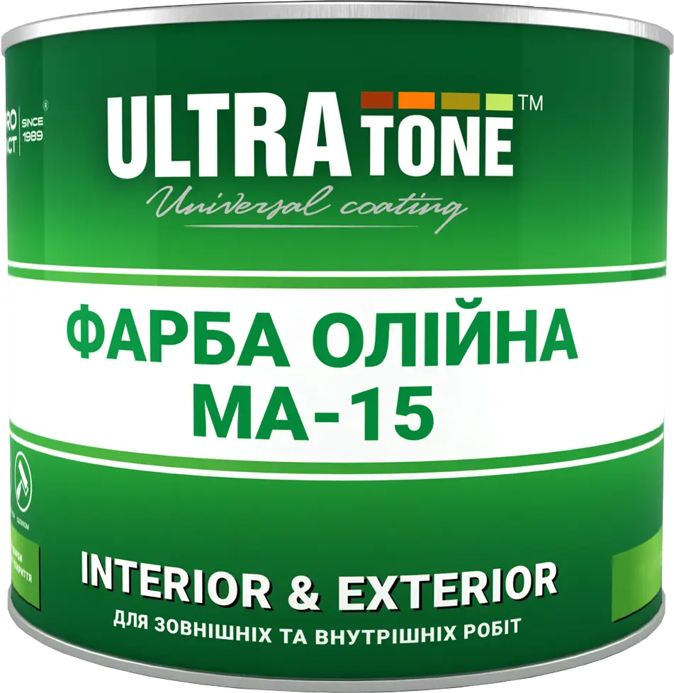 Краска масляная ULTRAtone МА-15 напольная 1 кг Красно-коричневый (3232739842)
