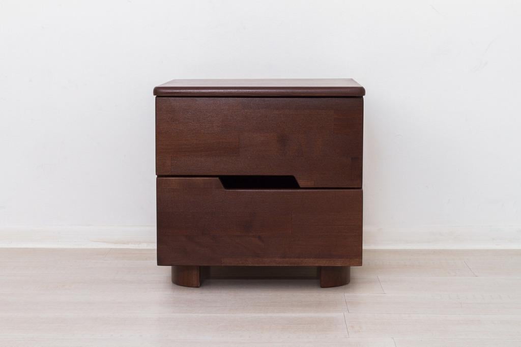 Тумбочка деревянная Микс Мебель Айрис Орех темный Тумбочка деревянная Микс Мебель Айрис Орех темный