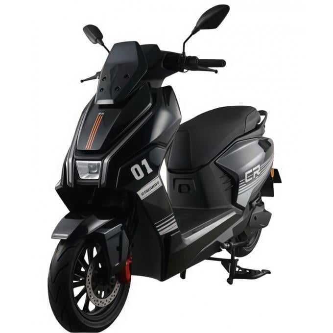 Электроскутер двухместный Crosser CR22 2500W 72V/35 Ah Черный