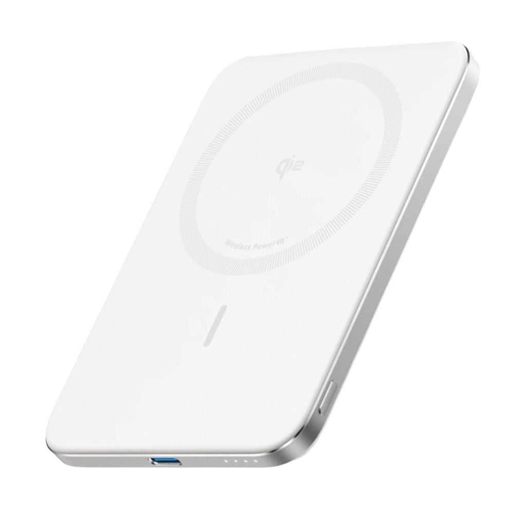 Повербанк Anker Nano MagGo Slim A1665 5000 mAh ультратонкий магнітний Qi2 MagSafe 20W White (136940626)