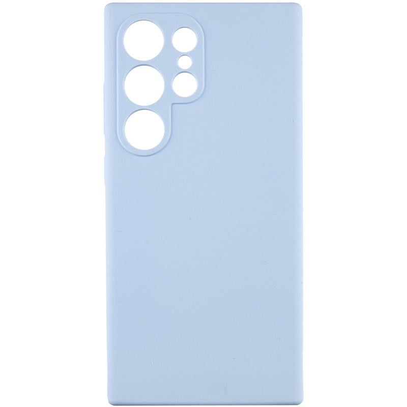 Противоударный чехол Silicone Cover Lakshmi Full Camera (AAA) для Samsung Galaxy S24 Ultra  Голубой /SWEET BLUE