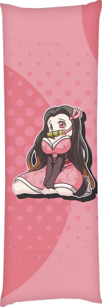 Подушка дакимакура Chibi Nezuko Чиби Незуко 60x180 см (14097961) Подушка дакимакура Chibi Nezuko Чиби Незуко 60x180 см (14097961)