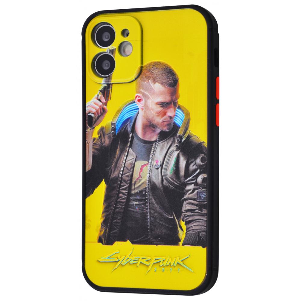 ᐉ Чехол PRC Game Heroes case PC/TPU для iPhone 12 mini Cyberpunk с рисунком