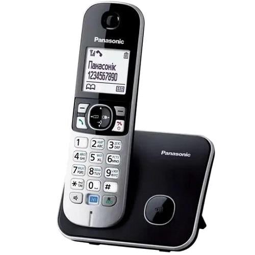 Телефони DECT Panasonic KX-TG6811UAB Caller ID Black (10183586) - фото 1