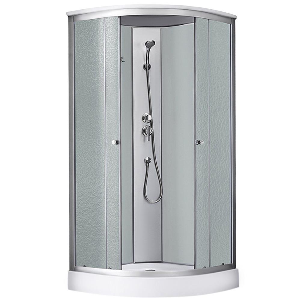 Душевой бокс Kroner Enzo-WD.CFF CV031573 90x90x207 см Сатин (194327)