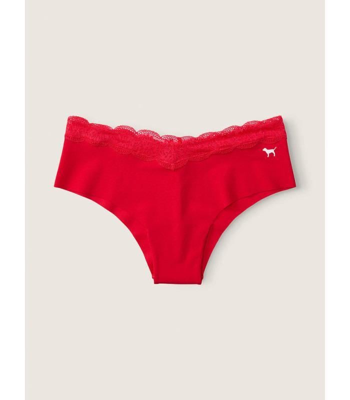 Трусики бесшовные чики Victoria's Secret Pink Red S Красный (26621027) Трусики бесшовные чики Victoria's Secret Pink Red S Красный (26621027)
