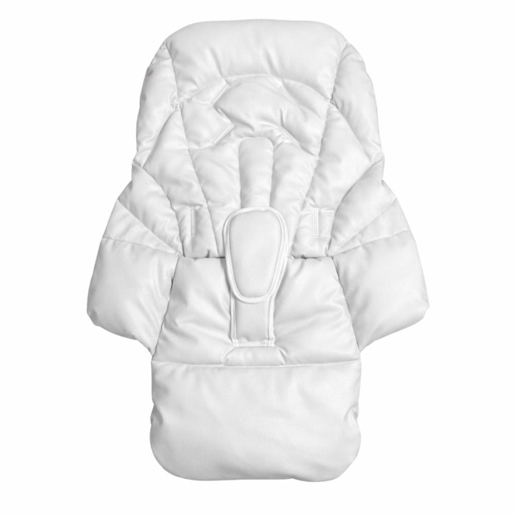 Чохол на стільчик для годування Carello Triumph Mioobaby jazz екошкіра Білий