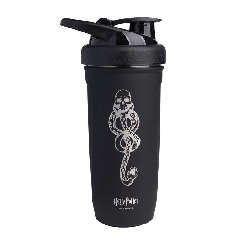 Шейкер для протеина и спортивного питания из нержавеющей стали SmartShake Reforce Harry Potter Dark Mark 900 мл