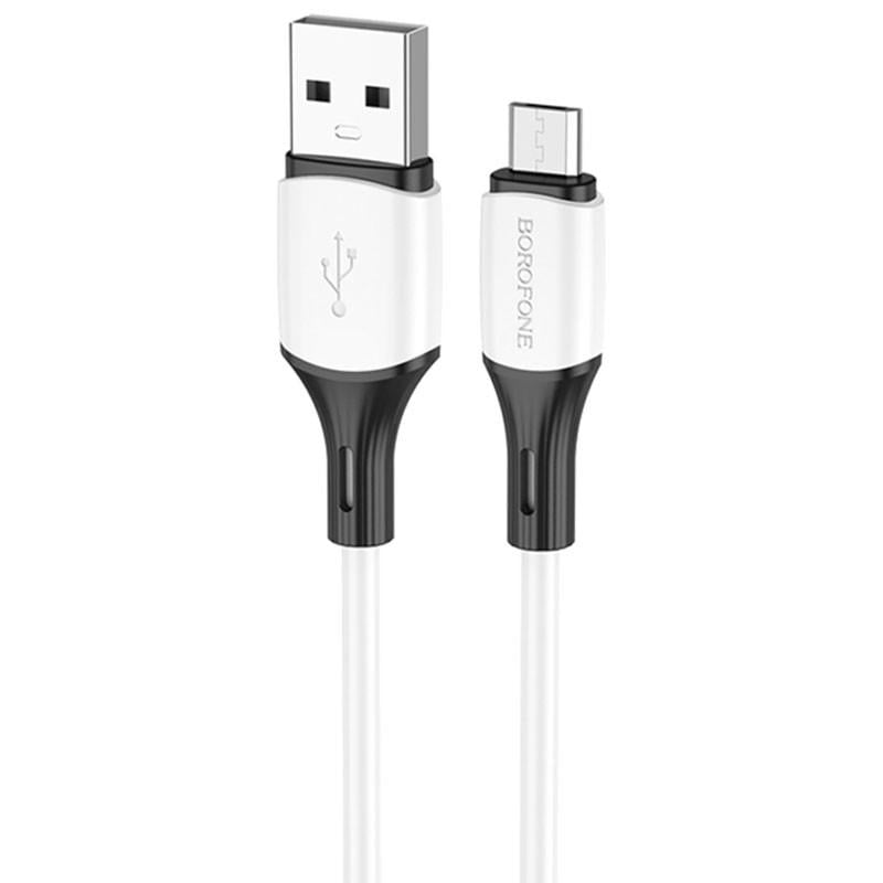 Кабель дата Borofone BX79 USB MicroUSB 1 м White (00000055770_1) Кабель дата Borofone BX79 USB MicroUSB 1 м White (00000055770_1)
