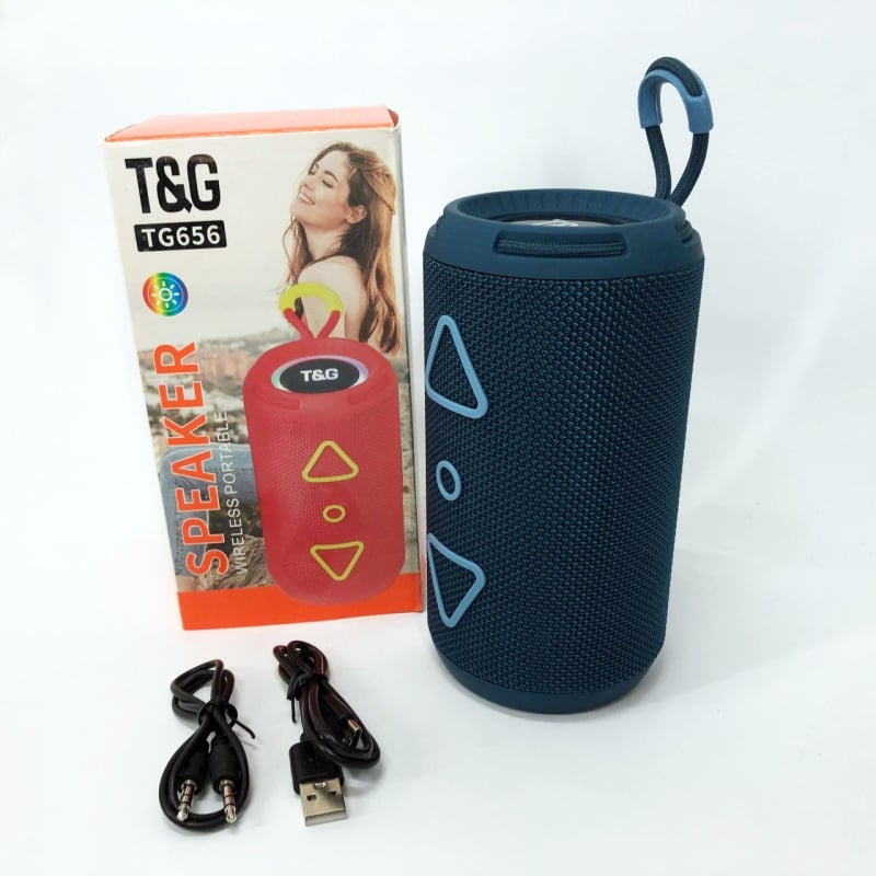 Портативна колонка TG 656 Blue (tf4889) - фото 9