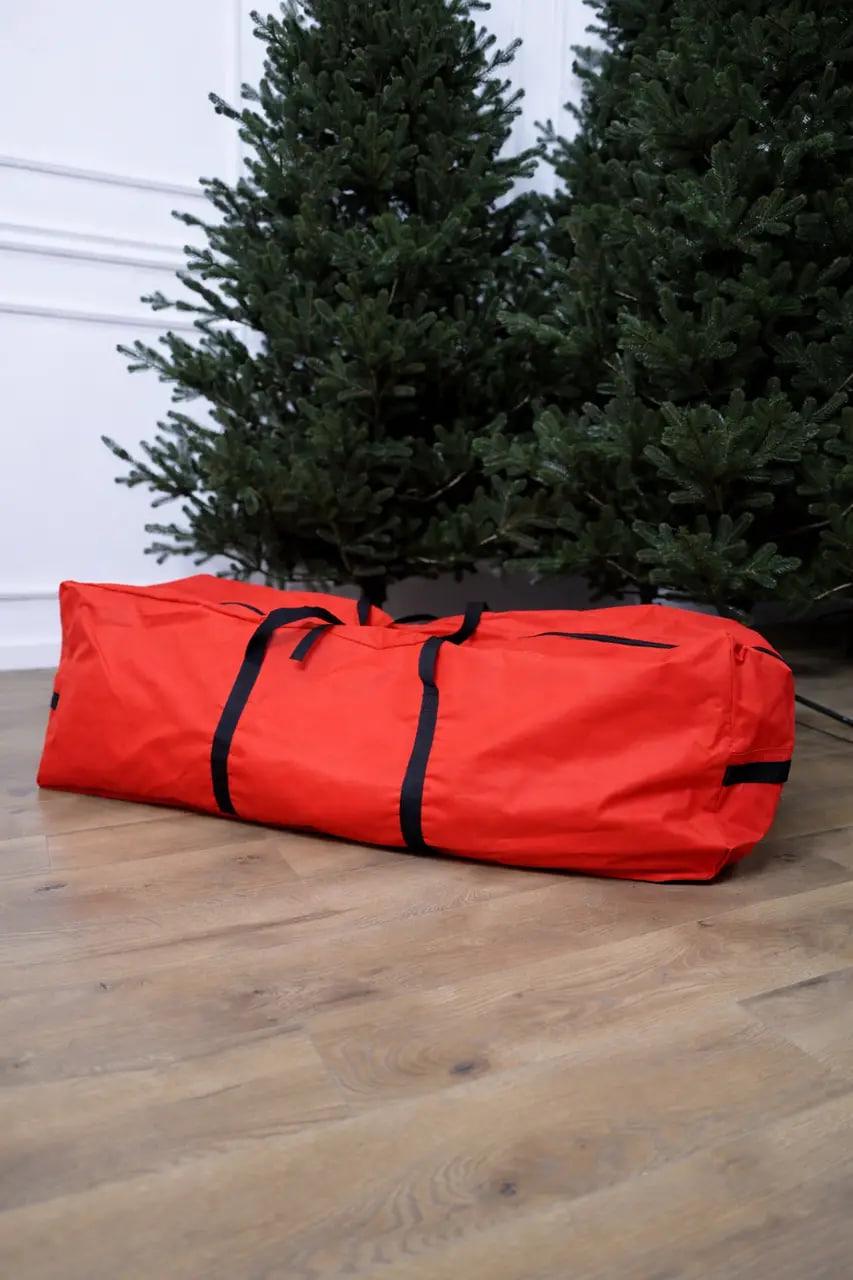 Сумка-чохол SG для зберігання штучної ялинки до 1,50-1,8 м 0,4х0,4х1,2 м Червоний (100018)