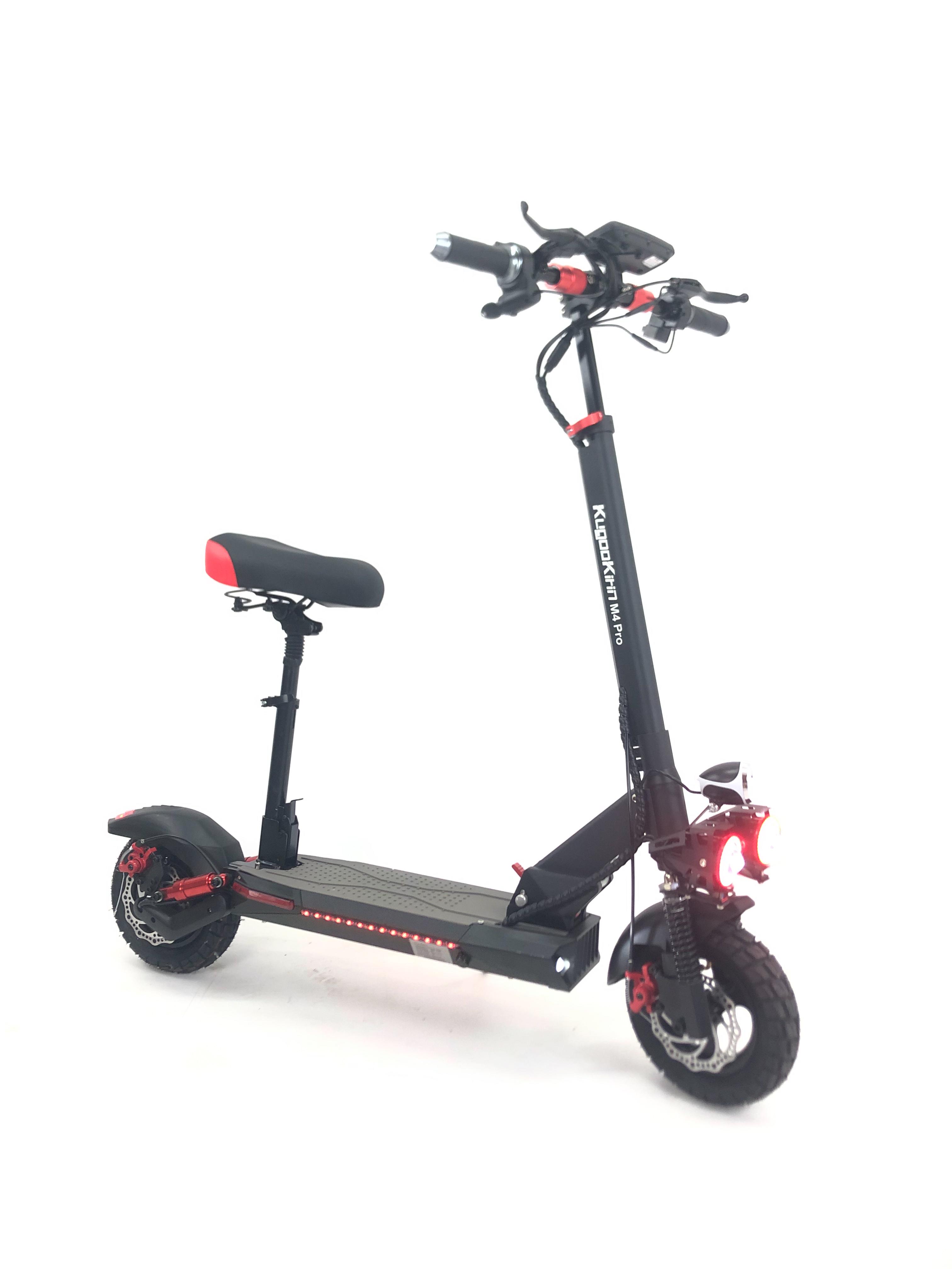 Электросамокат с сиденьем KugooKirin M4 PRO Exclusive 2000W 48V 21Ah - фото 3 Электросамокат с сиденьем KugooKirin M4 PRO Exclusive 2000W 48V 21Ah - фото 3