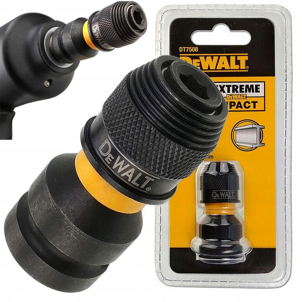 Переходик DeWALT DT7508 для ударных гайковертов 1/2 на 1/4'' (65987) - фото 3