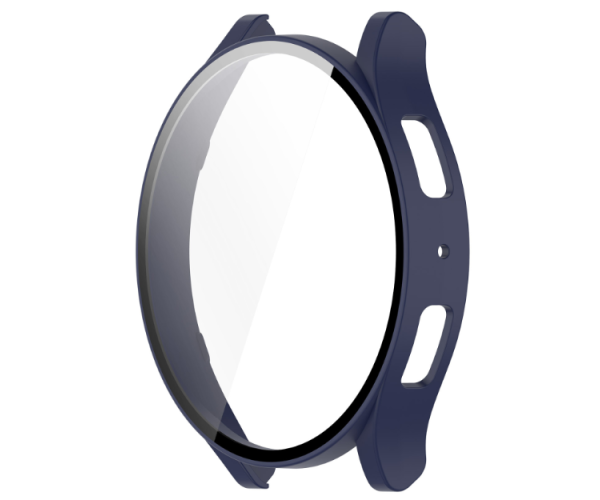 Чохол із захисним склом Protective Cover with Glass для Samsung Galaxy Watch 6 40 мм Синій