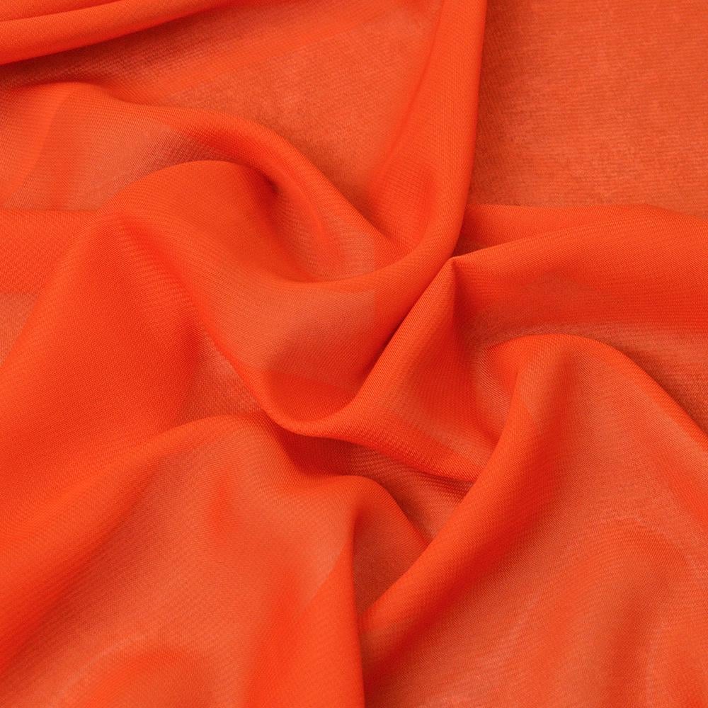 Ткань шифон Мульти Терракотовый (16304)