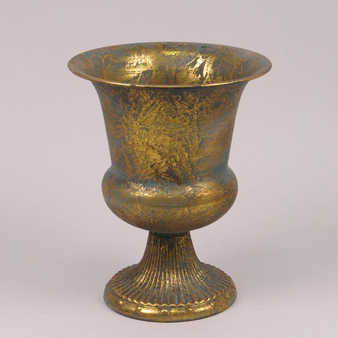 Кашпо металлическое Flora Чаша Золотистый (34524)