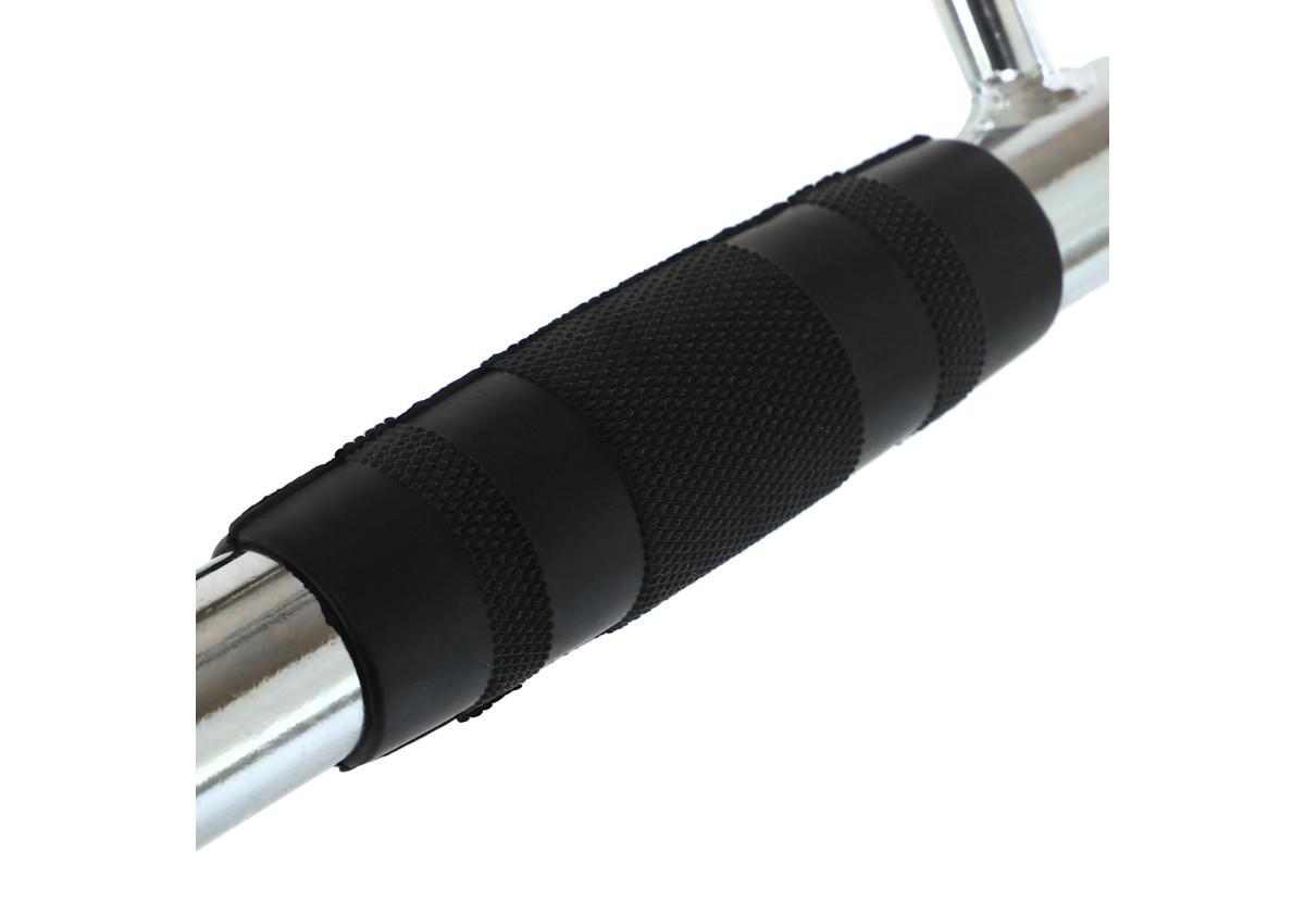 Ручка для нижней тяги двойная EasyFit с резиновыми ручками (EF-8100) - фото 4