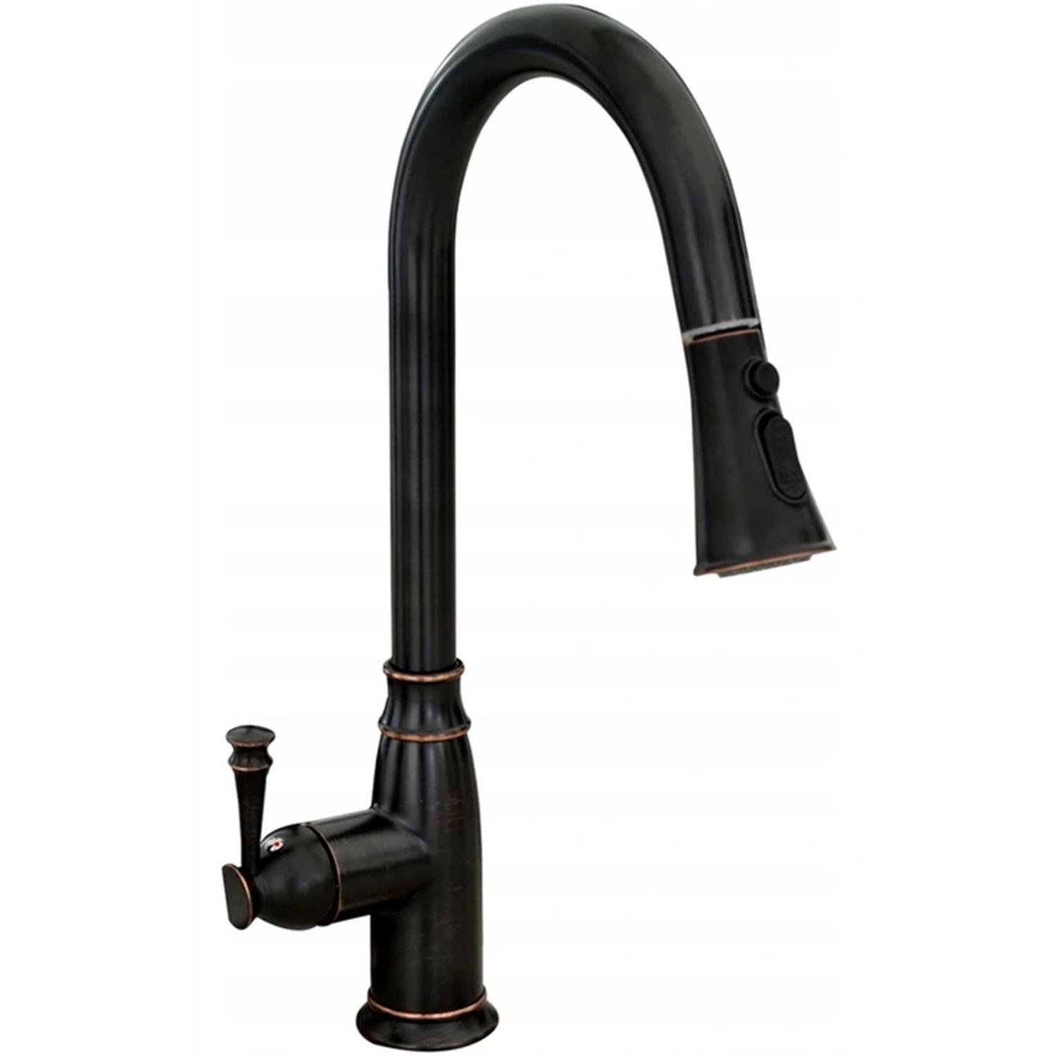 Смеситель для кухни CUBO REA DECO B0182 reac-00000000665 с видвижной лейкой Черный (165132) Смеситель для кухни CUBO REA DECO B0182 reac-00000000665 с видвижной лейкой Черный (165132)